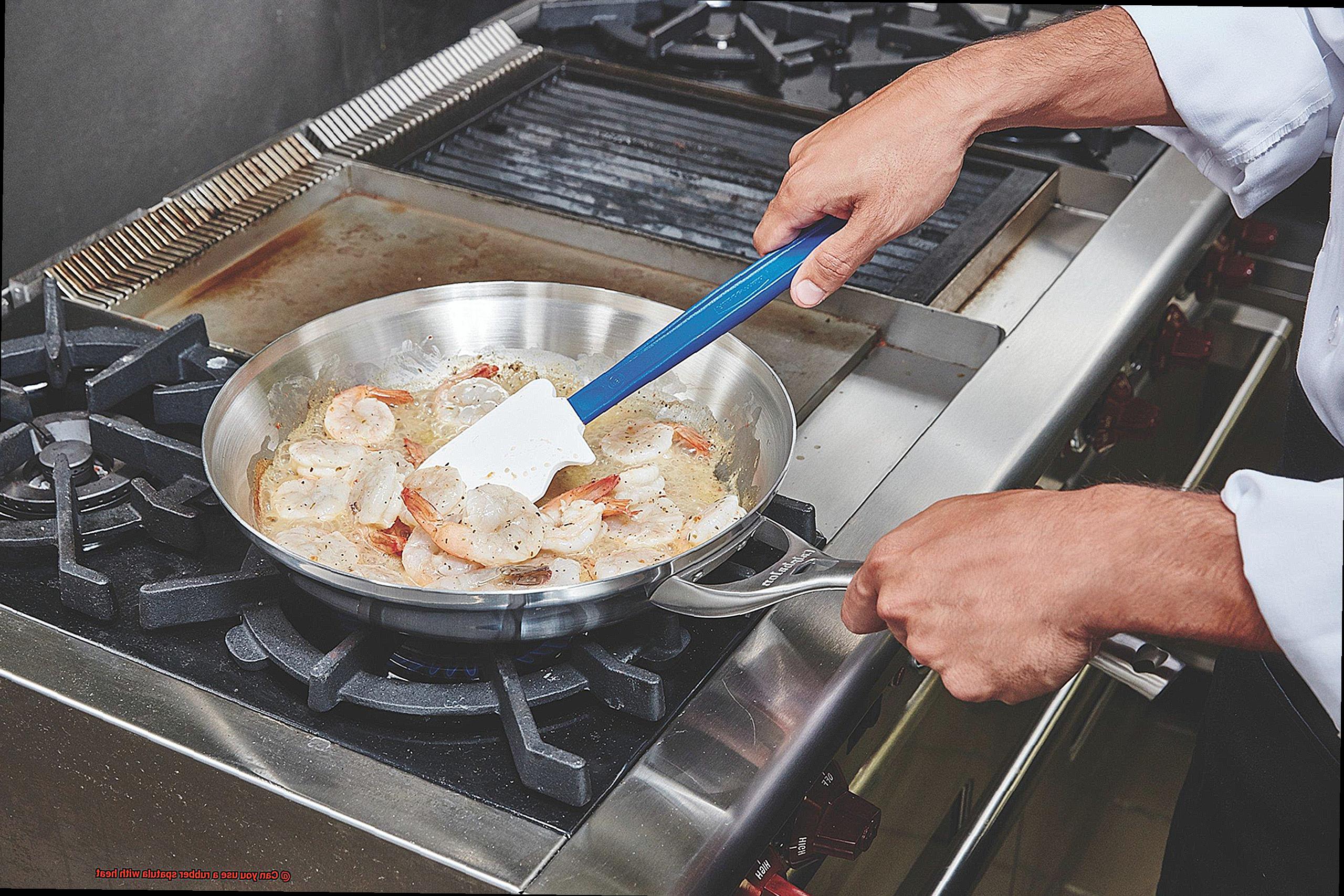 Can you use a rubber spatula with heat-3