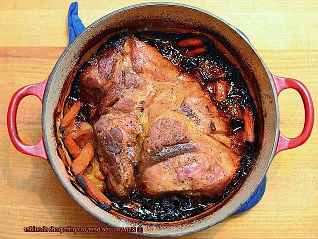 Can you use beer to spritz pork shoulder-5