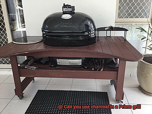 Can you use charcoal in a Primo grill-2