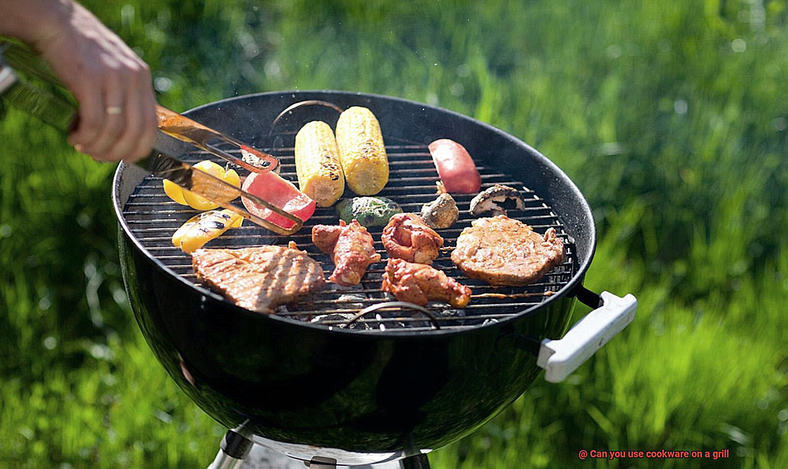 Can you use cookware on a grill-3