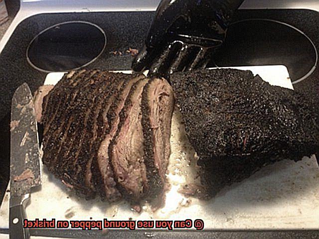 Can you use ground pepper on brisket-4