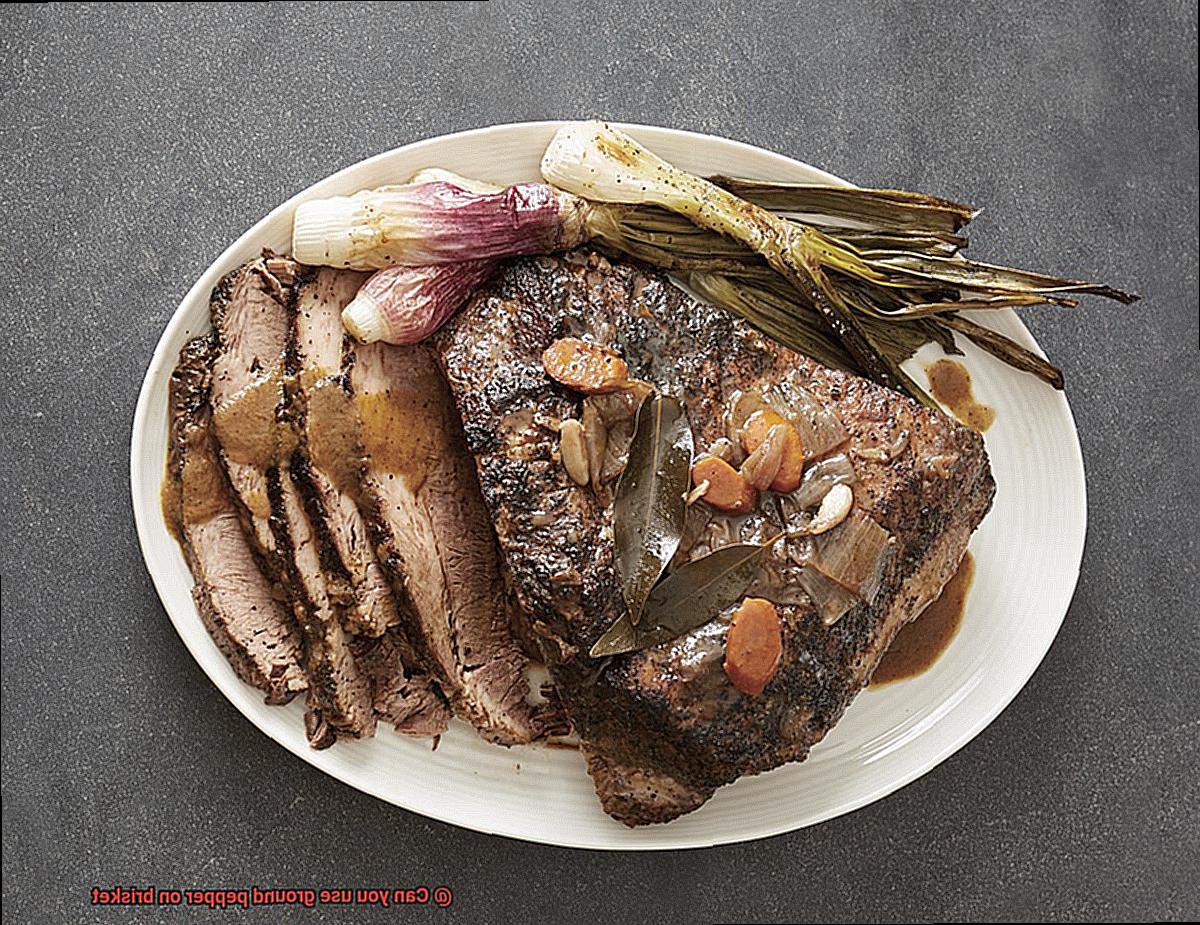 Can you use ground pepper on brisket-7