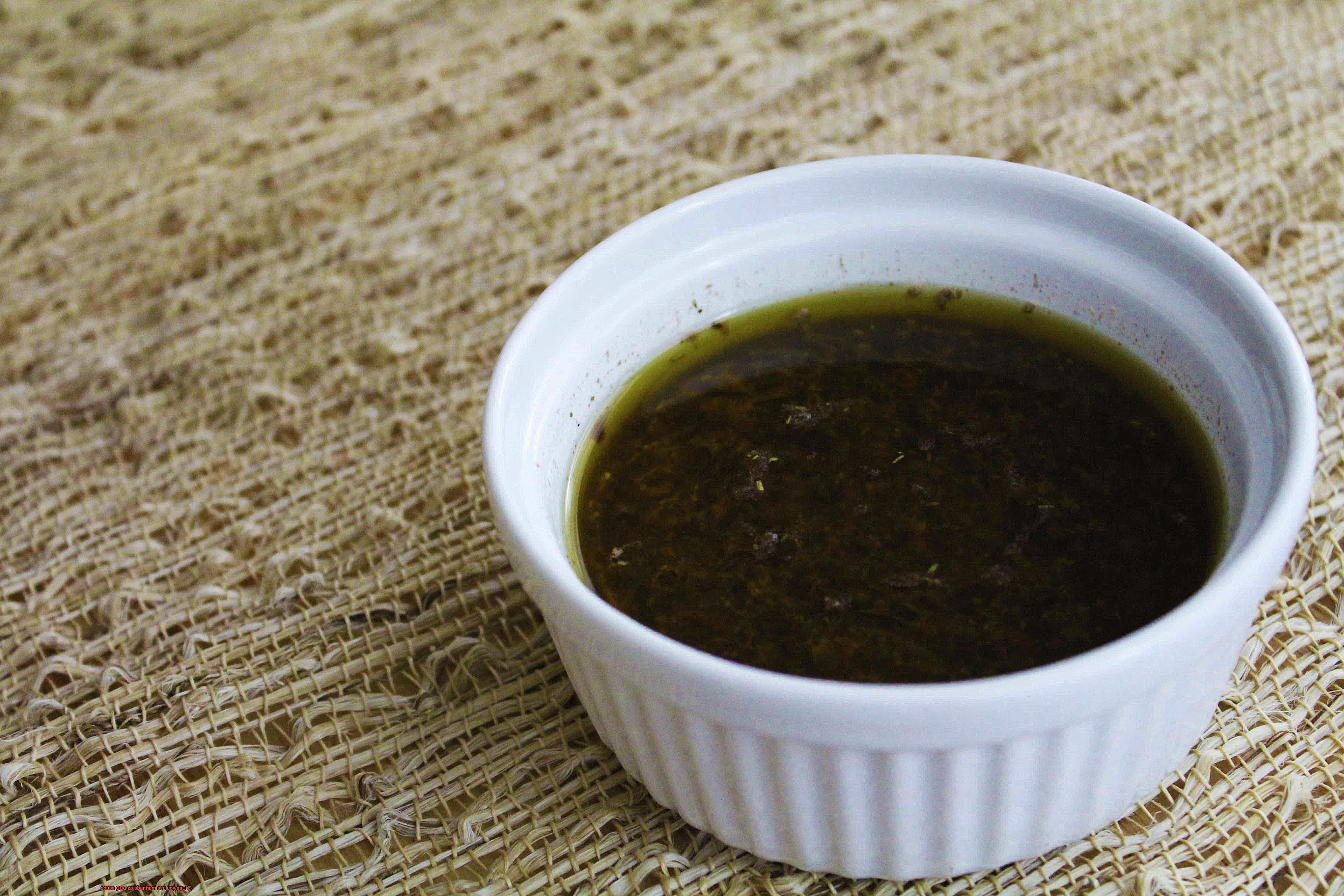 Can you use marinade as BBQ sauce-5