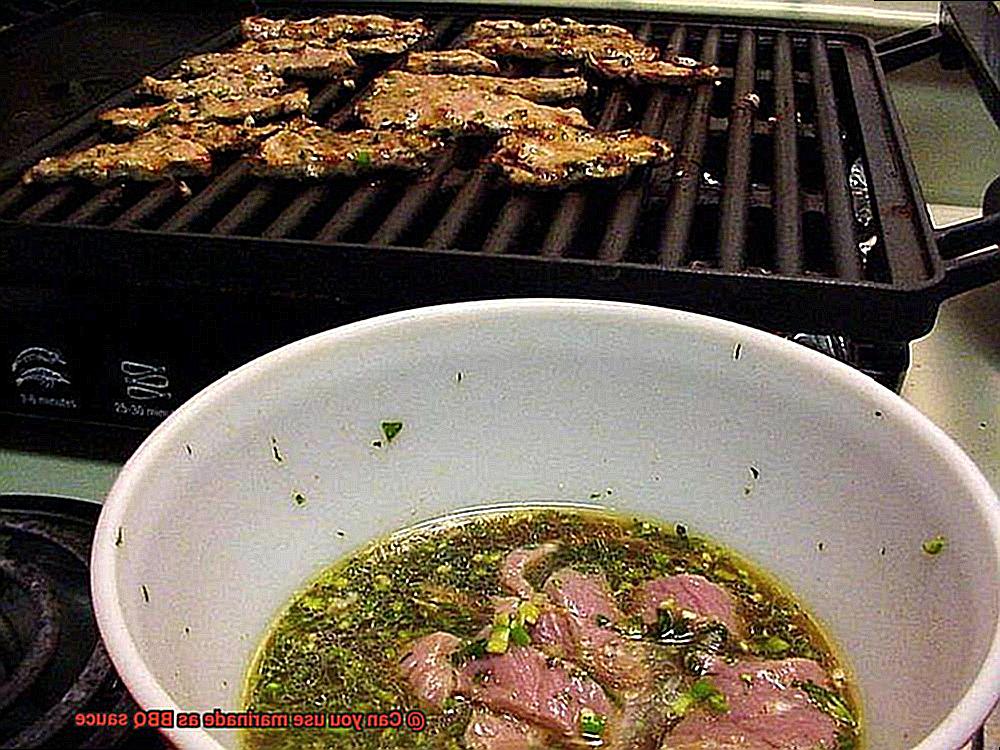 Can you use marinade as BBQ sauce-8