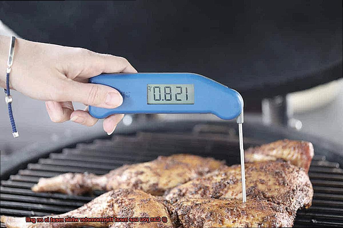 Can you use meat thermometer while meat is on grill-6