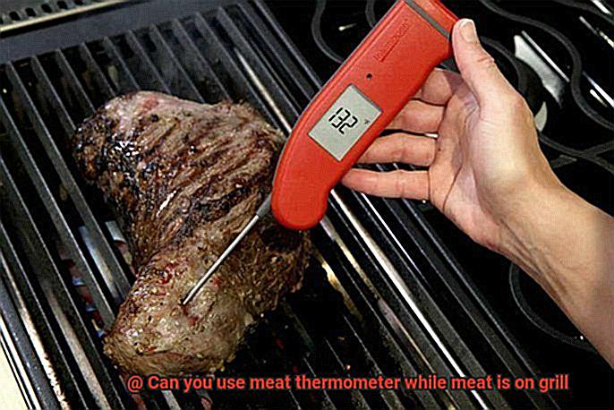Can you use meat thermometer while meat is on grill-2