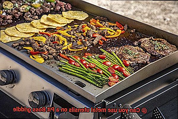 Can you use metal utensils on a Pit Boss griddle-4