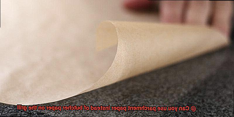 Can you use parchment paper instead of butcher paper on the grill-4