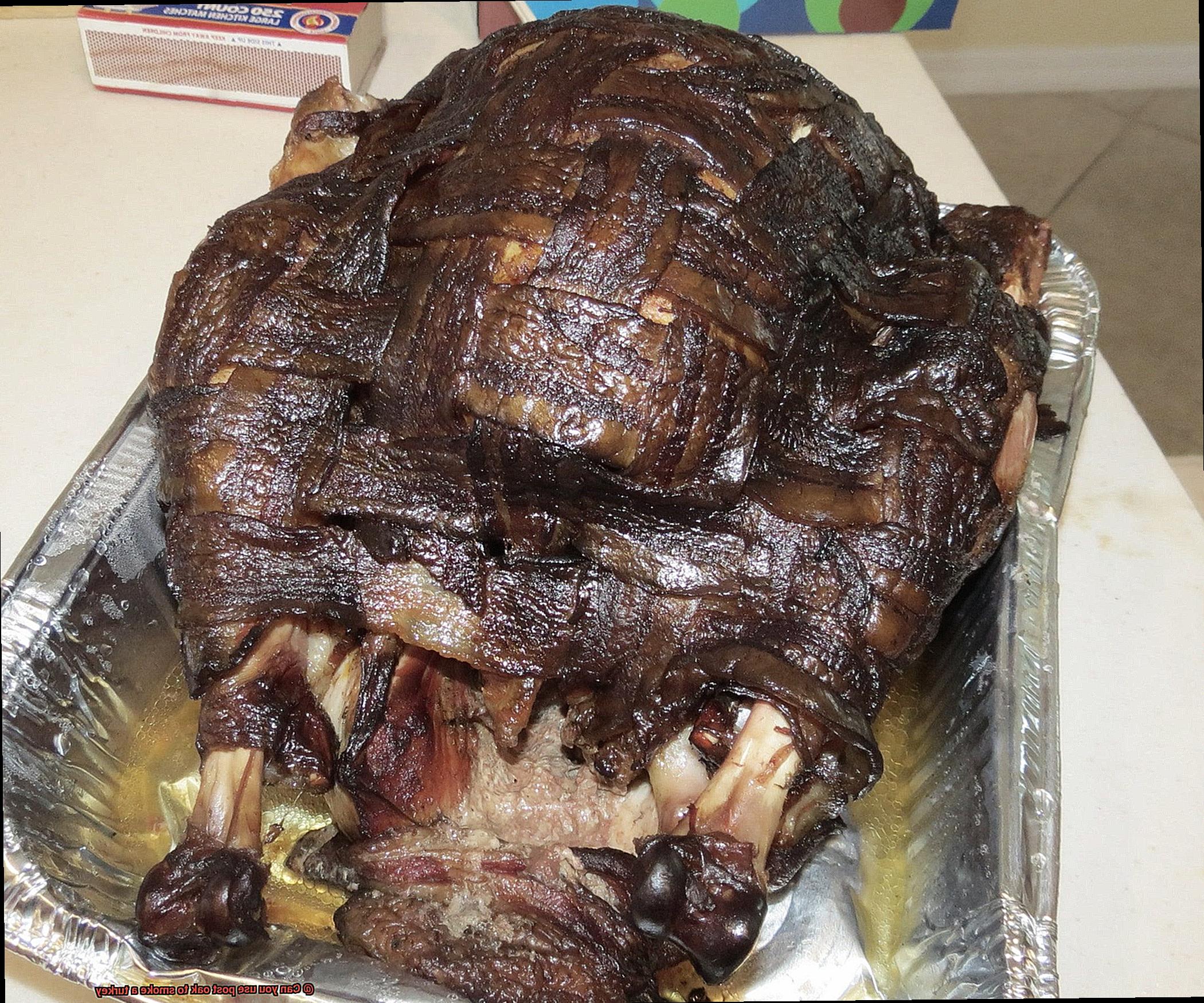 Can you use post oak to smoke a turkey-5