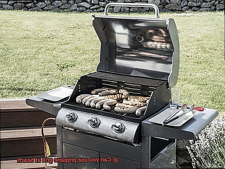 Can you use propane grill at beach-5