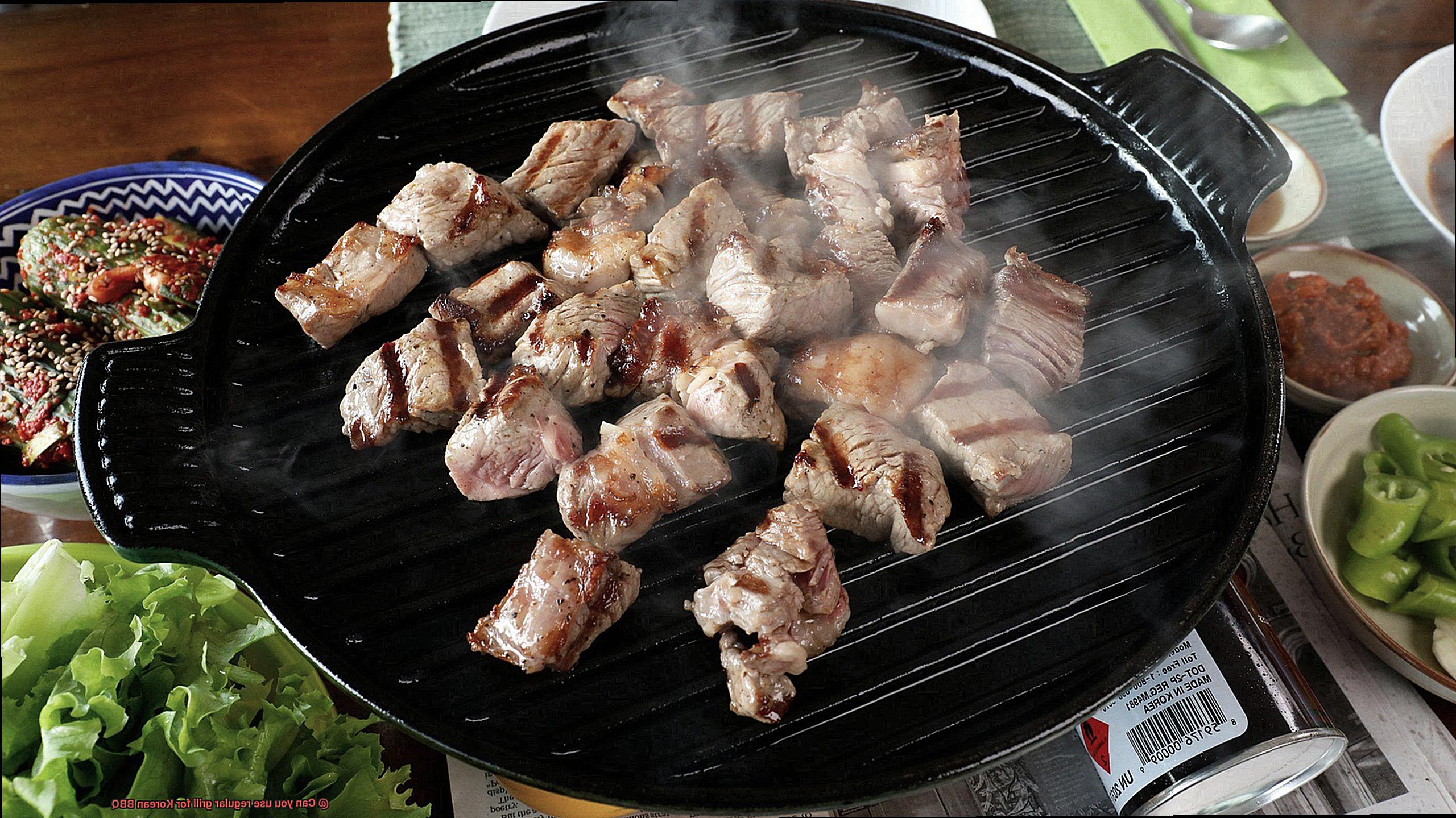 Can you use regular grill for Korean BBQ-4