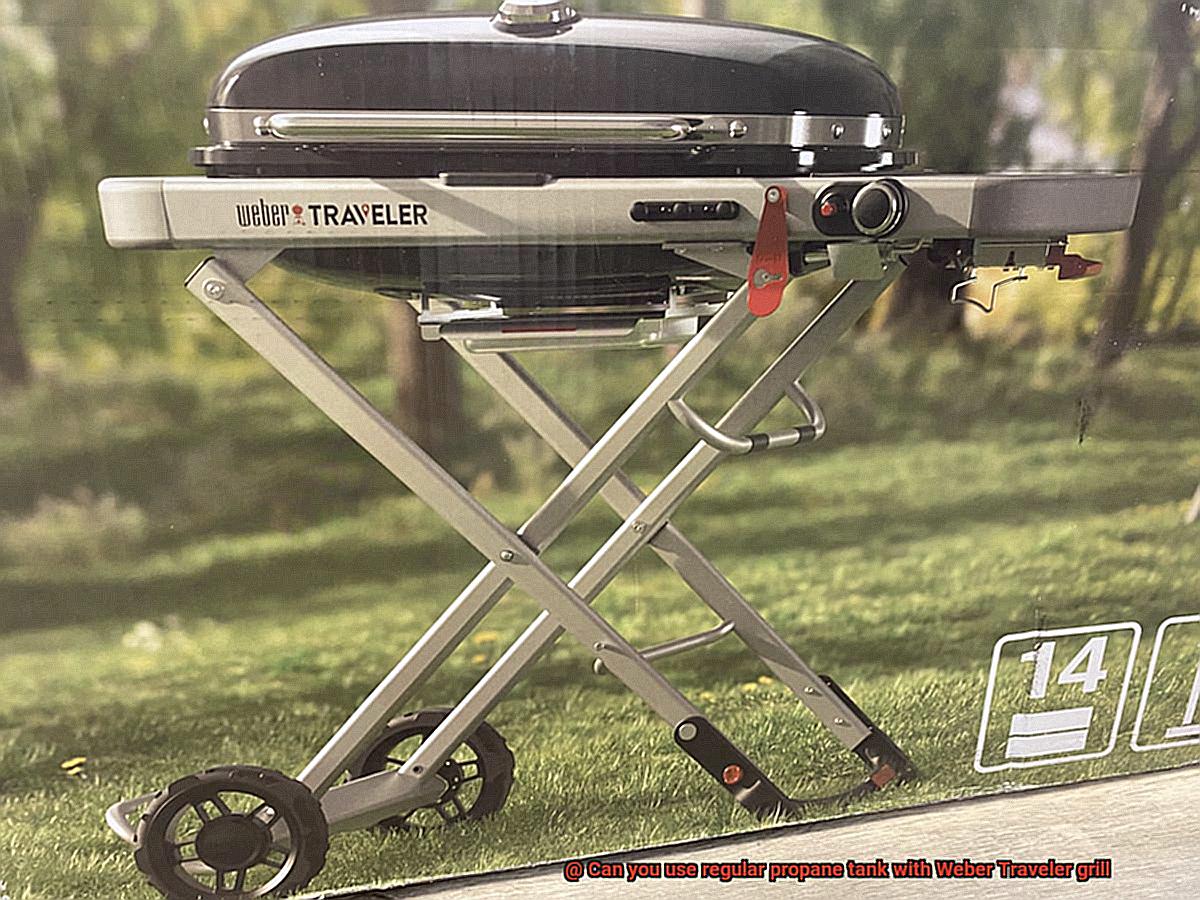 Can you use regular propane tank with Weber Traveler grill-7
