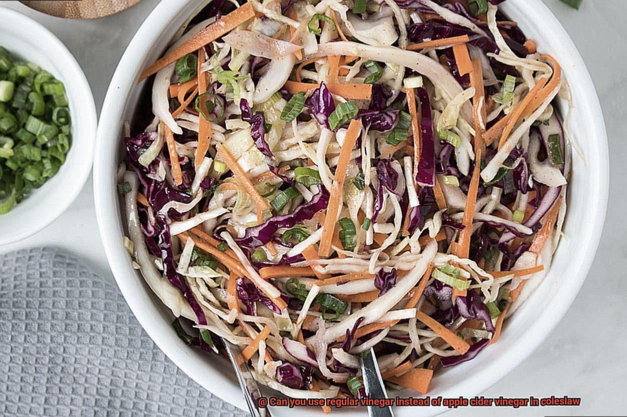 Can you use regular vinegar instead of apple cider vinegar in coleslaw-3