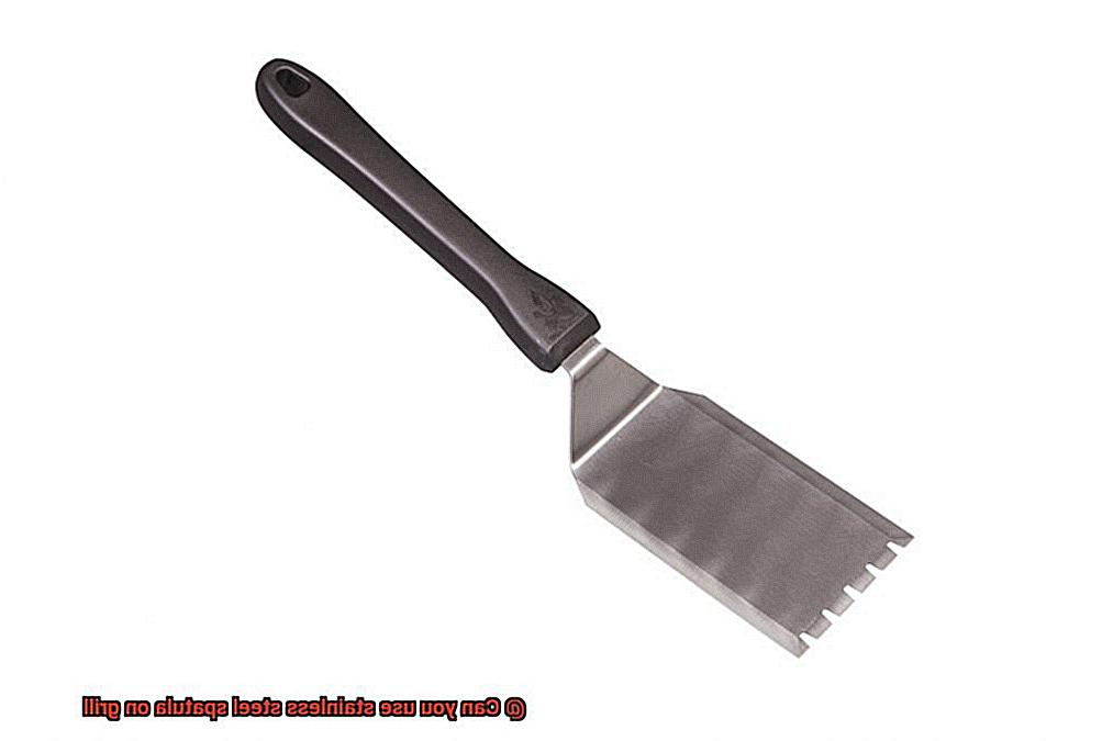 Can you use stainless steel spatula on grill-4
