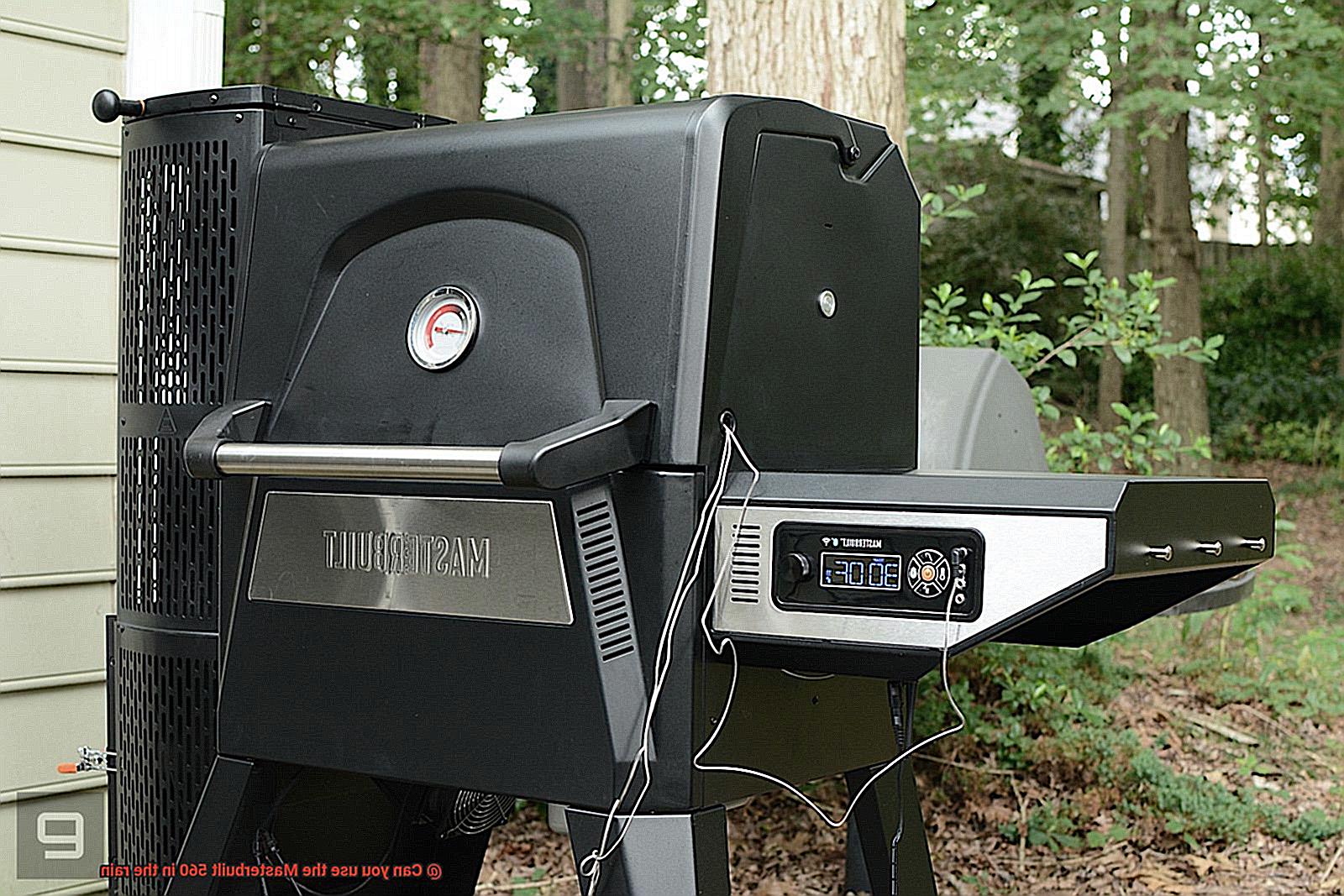 Can you use the Masterbuilt 560 in the rain-3