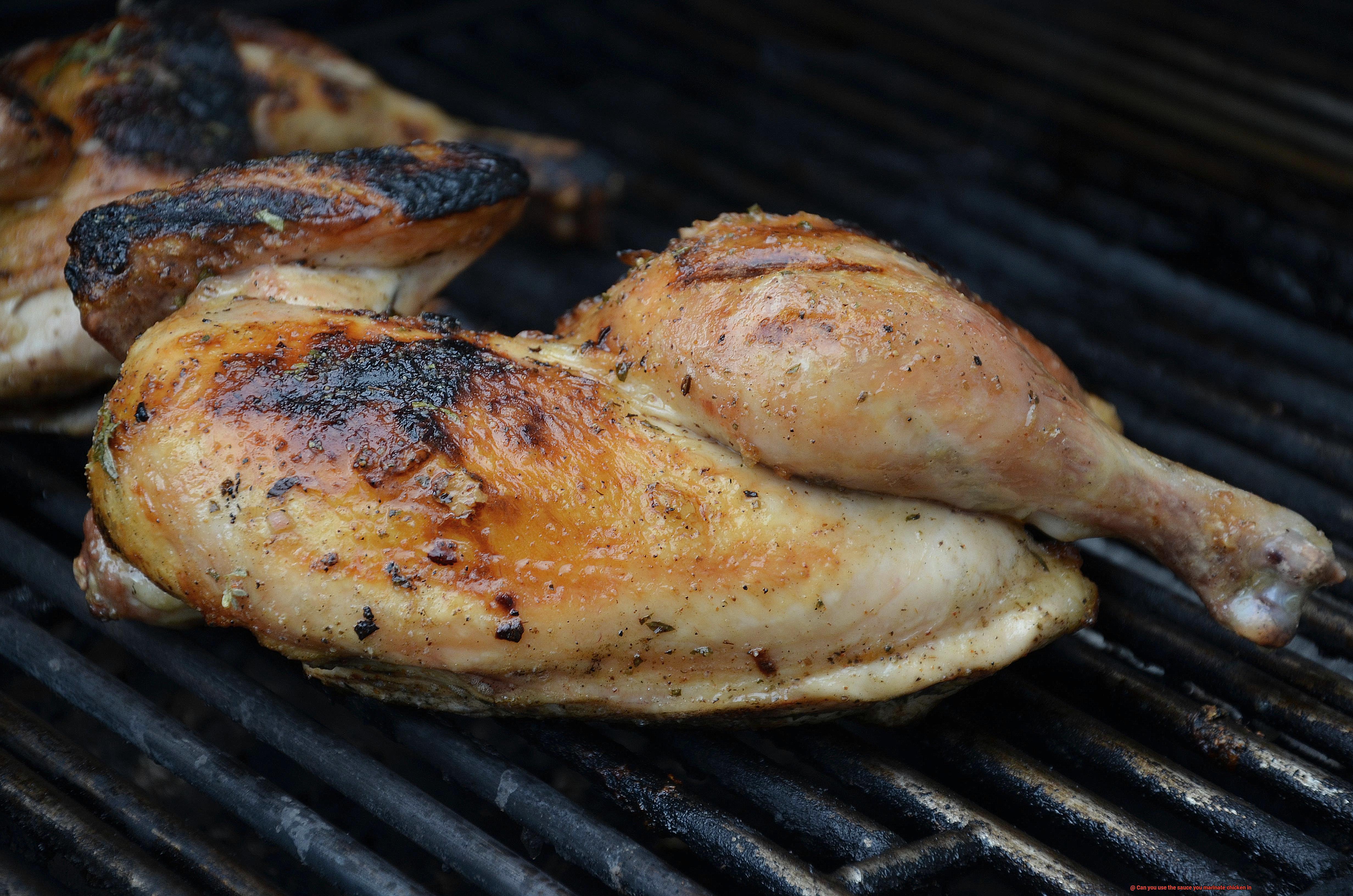 Can you use the sauce you marinate chicken in-4