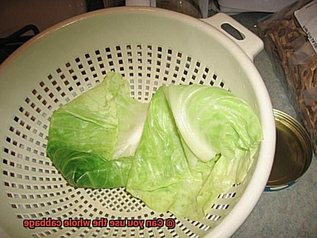 Can you use the whole cabbage-3
