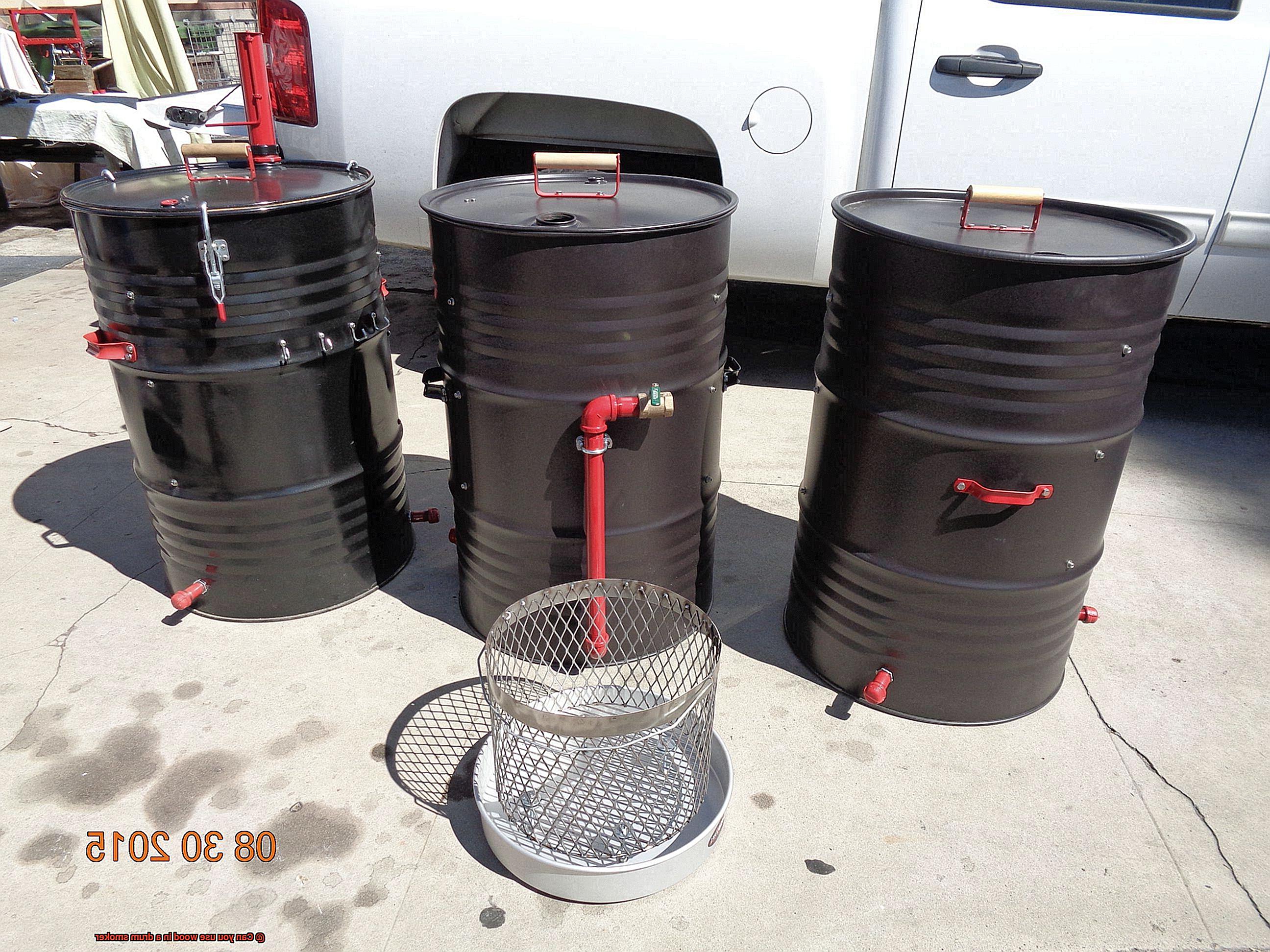 Can you use wood in a drum smoker-9