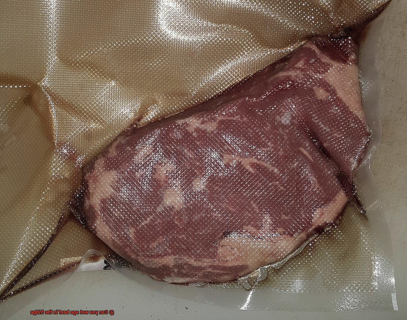 Can you wet age beef in the fridge-2