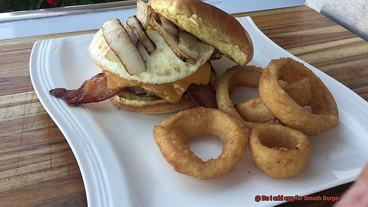 Do I add egg for Smash Burger-2