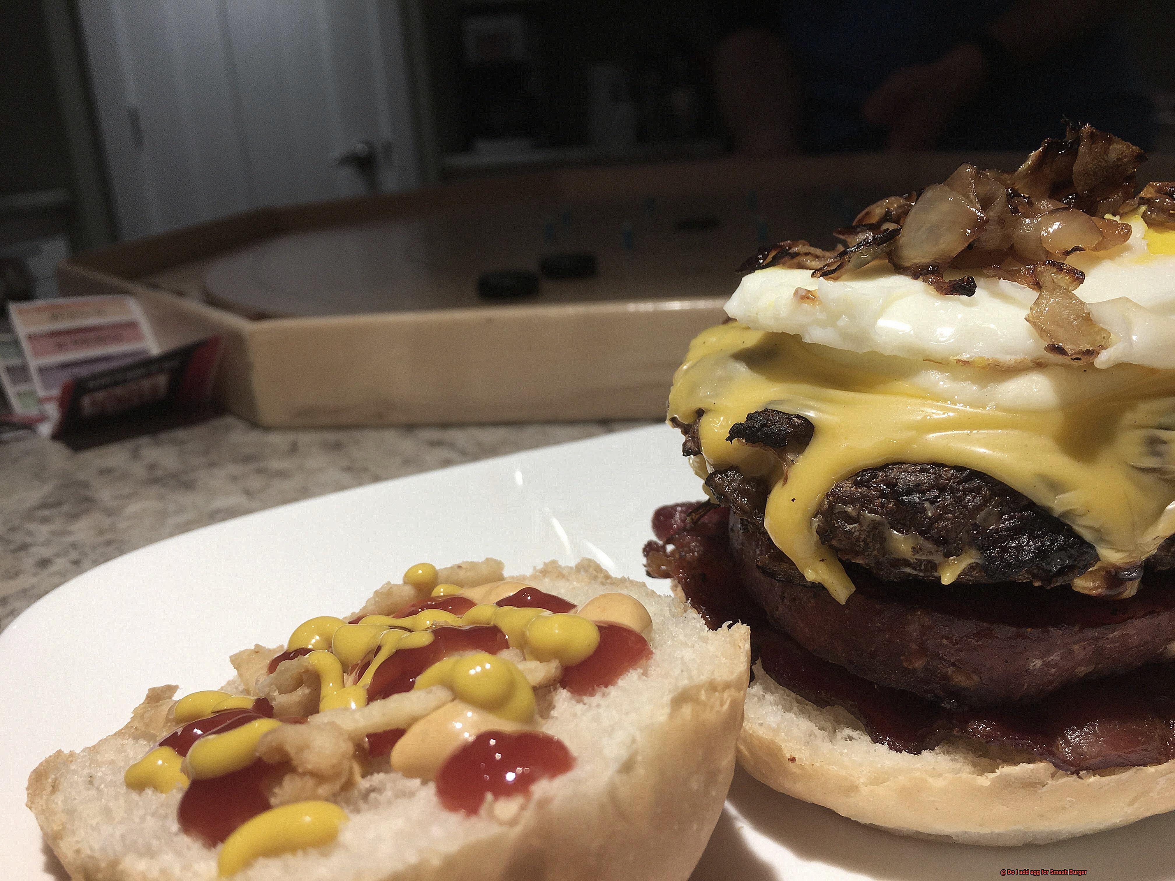 Do I add egg for Smash Burger-5