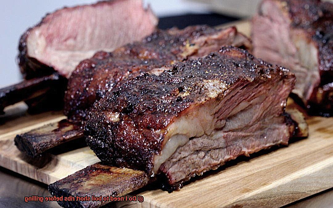 Do I need to boil short ribs before grilling-3