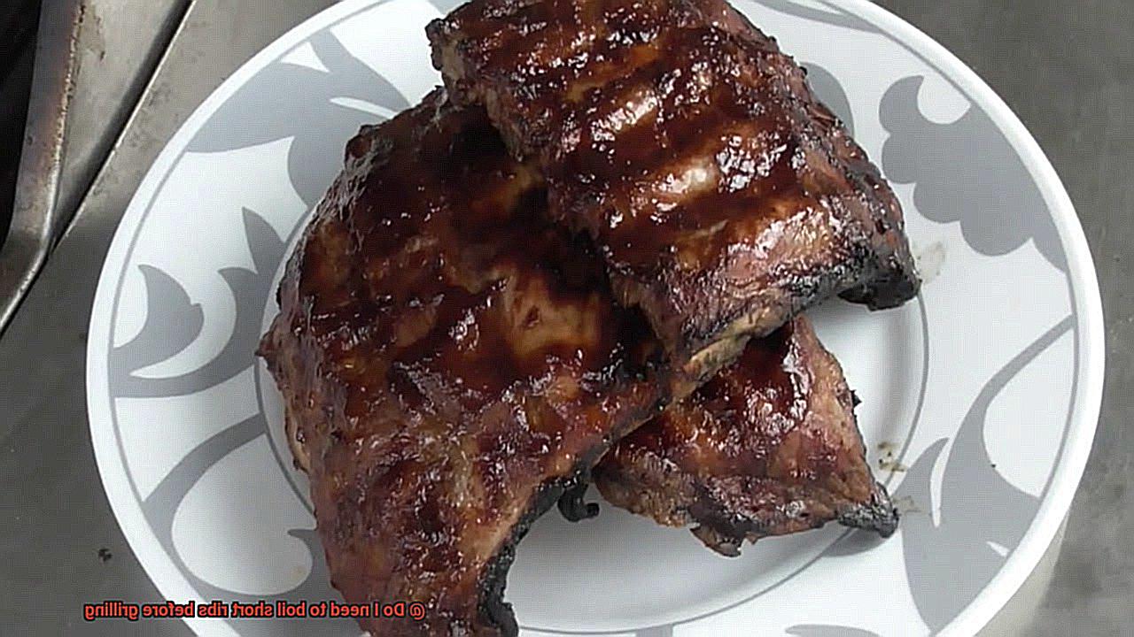 Do I need to boil short ribs before grilling-4