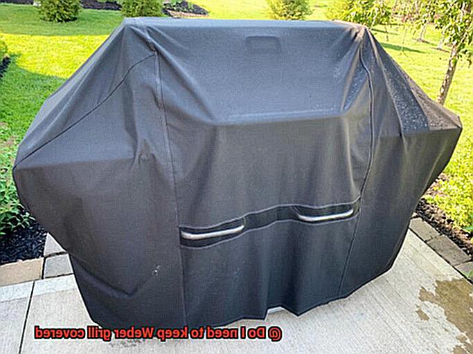 Do I need to keep Weber grill covered-4