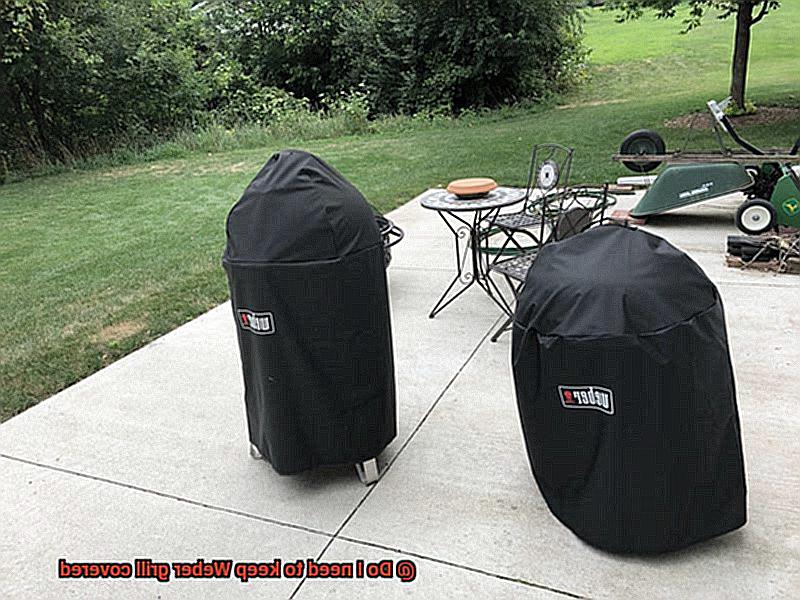 Do I need to keep Weber grill covered-7