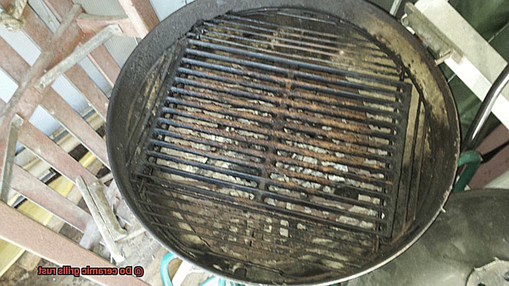 Do ceramic grills rust-2