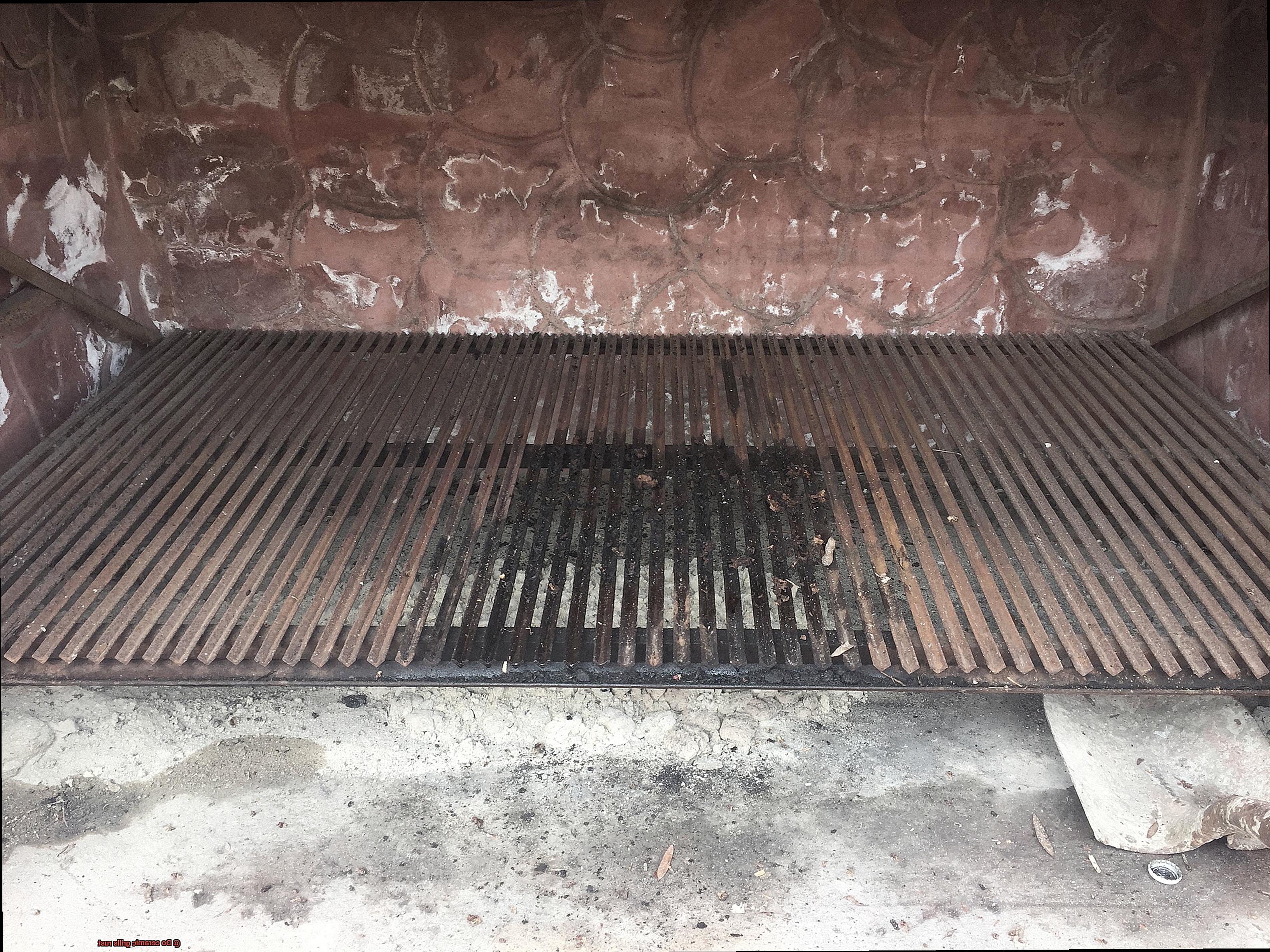 Do ceramic grills rust-5