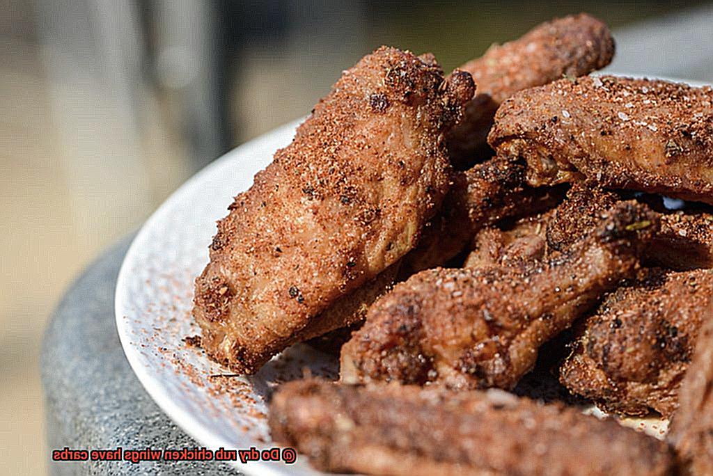 Do dry rub chicken wings have carbs-4