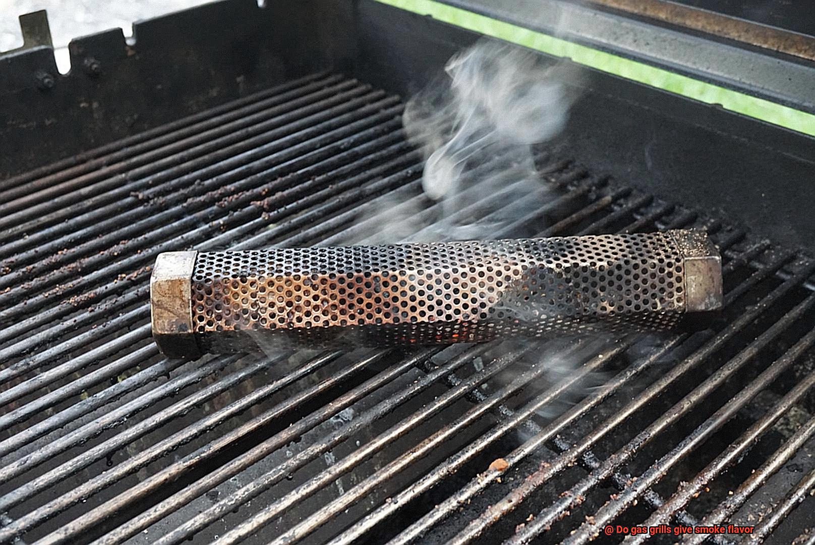 Do gas grills give smoke flavor-4