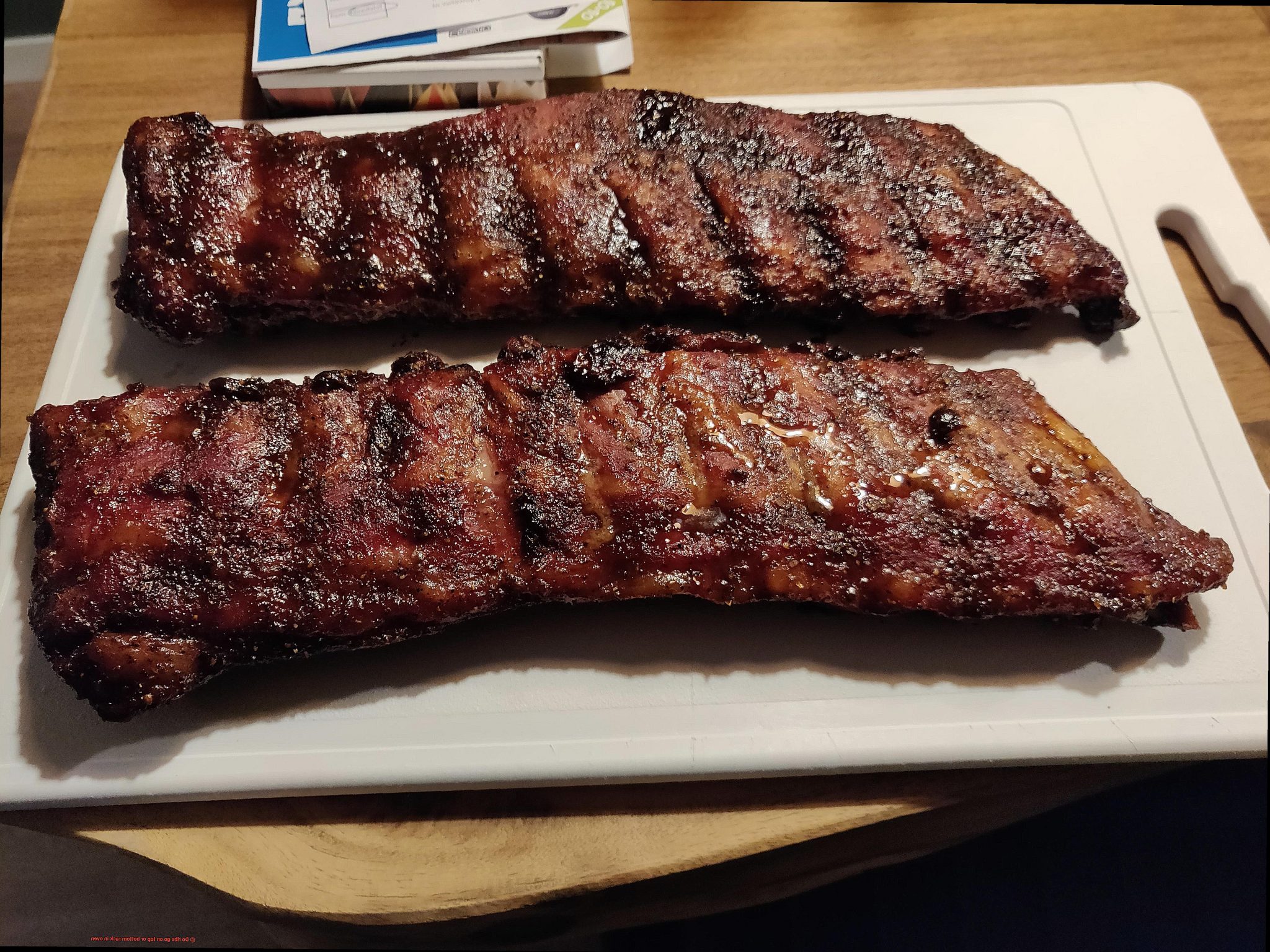 Do ribs go on top or bottom rack in oven? Pastime Bar And Grill