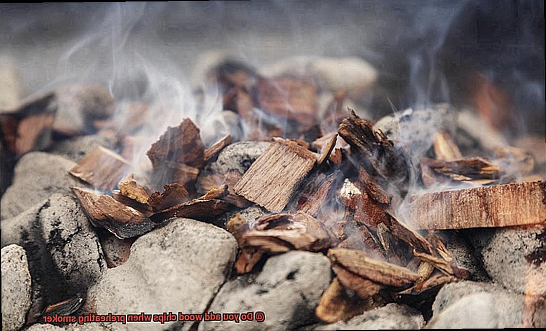 Do you add wood chips when preheating smoker-4