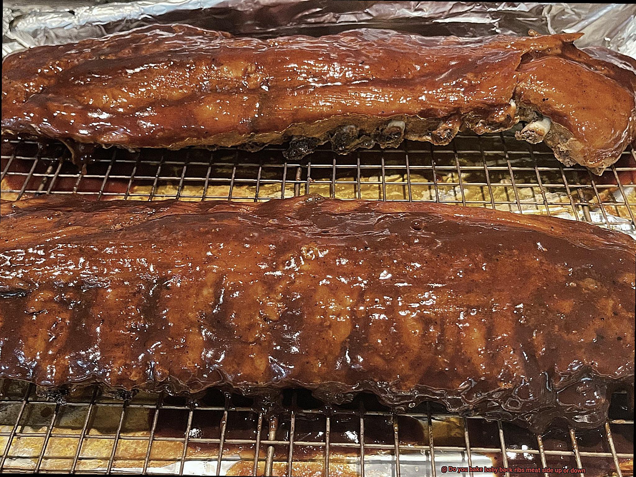 Do you bake baby back ribs meat side up or down-2