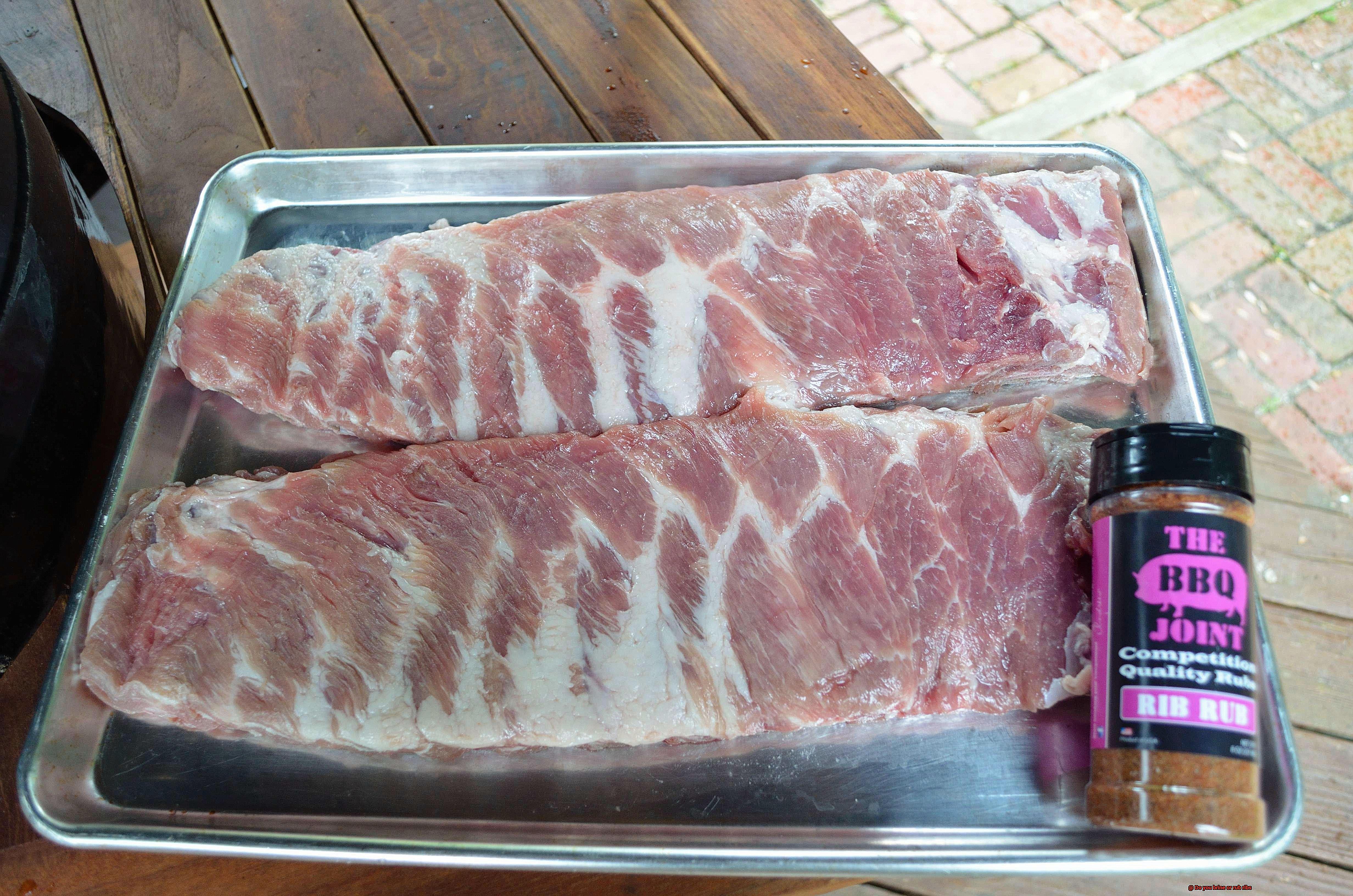 Do you brine or rub ribs-3