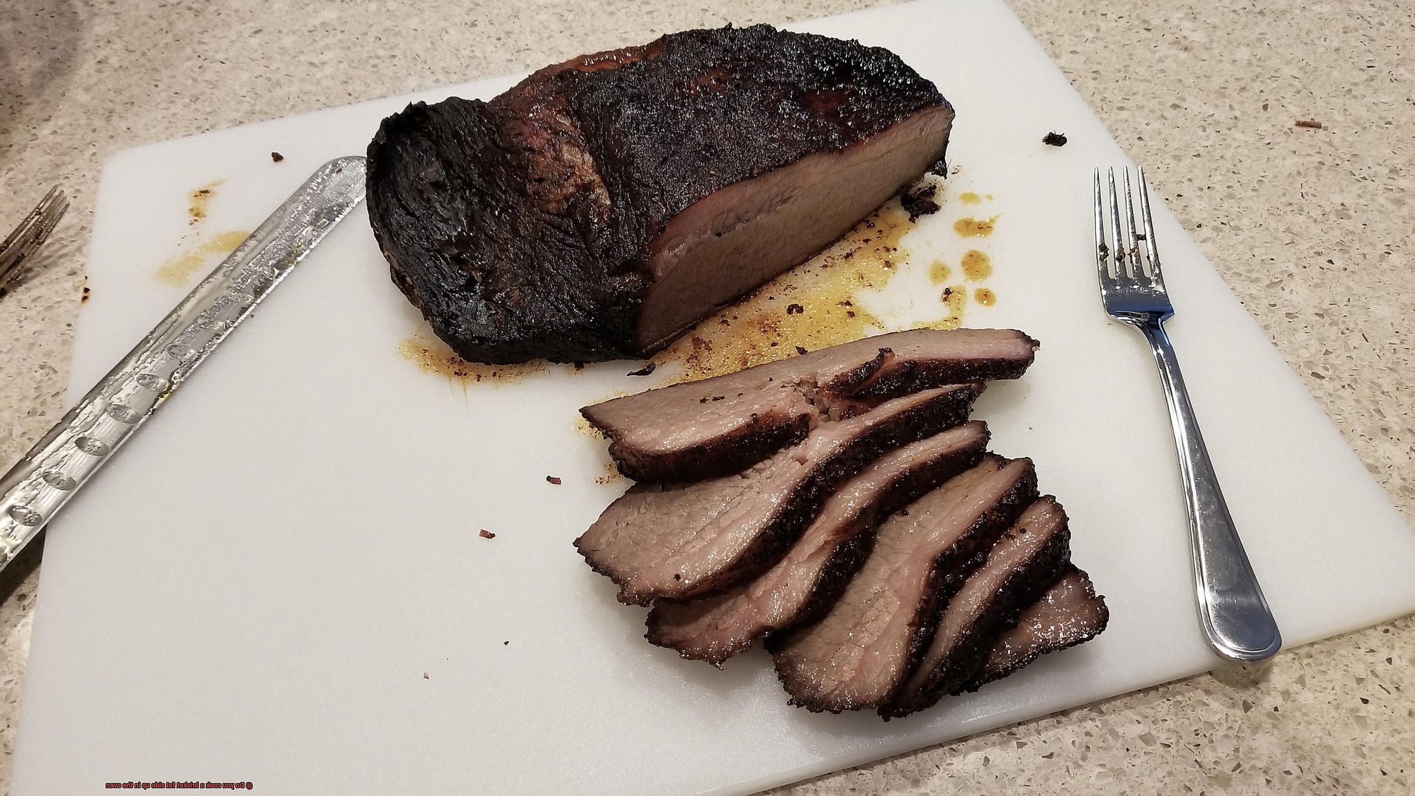 Do you cook a brisket fat side up in the oven? Pastime Bar And Grill