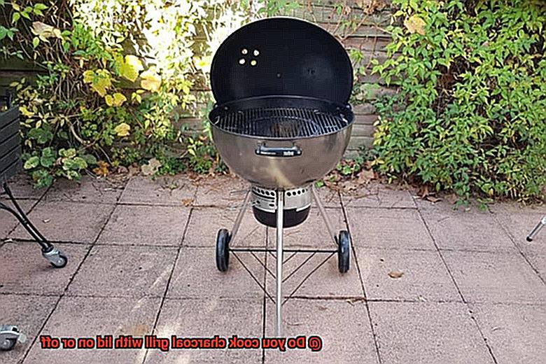 Do you cook charcoal grill with lid on or off-6