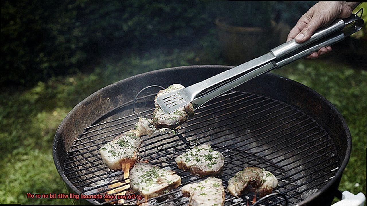 Do you cook charcoal grill with lid on or off-5