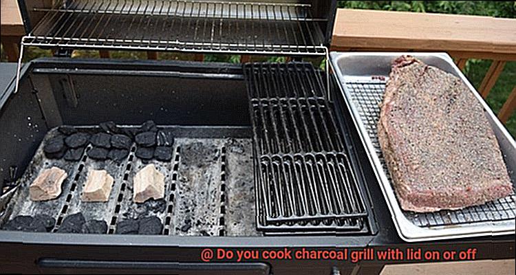 Do you cook charcoal grill with lid on or off-3