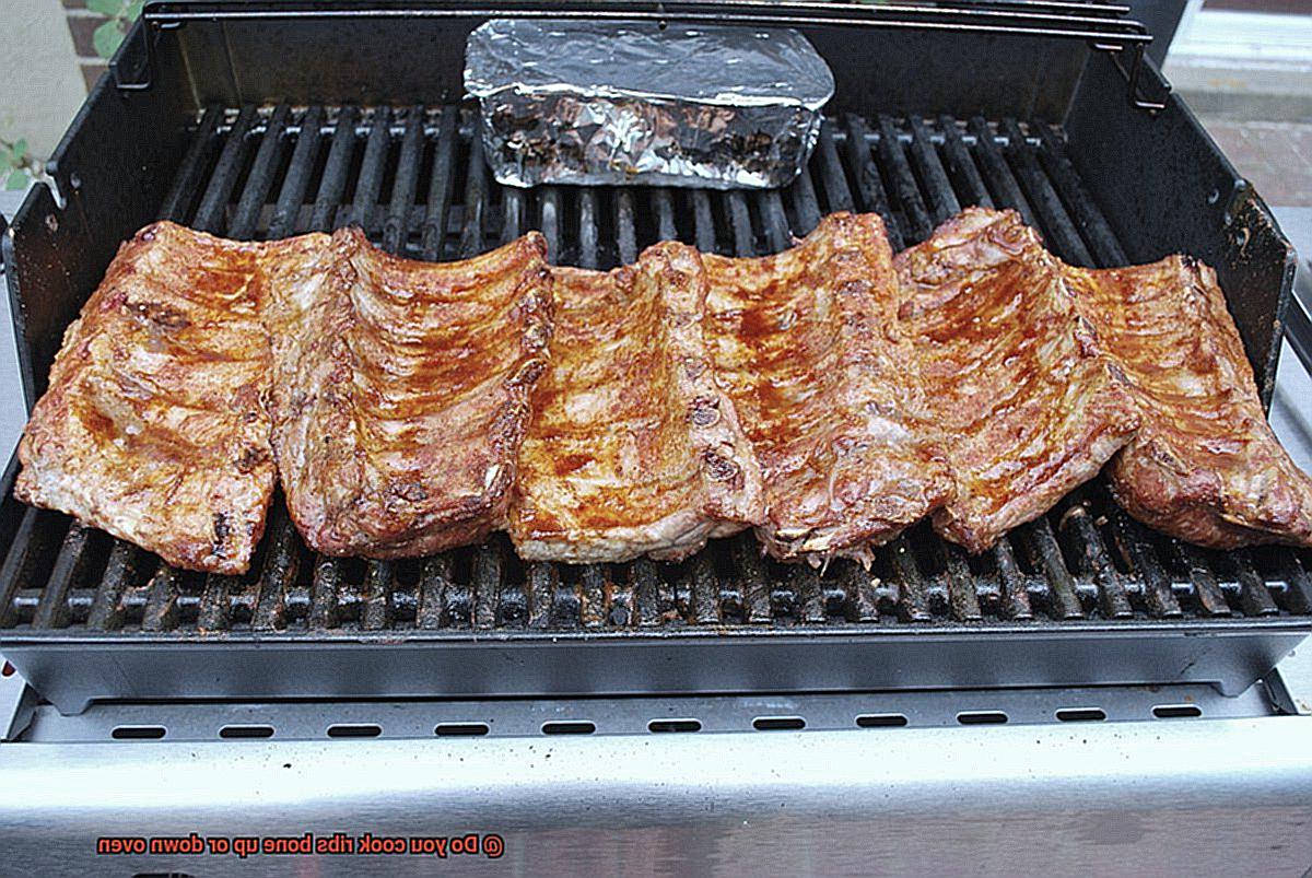 Do you cook ribs bone up or down oven-4