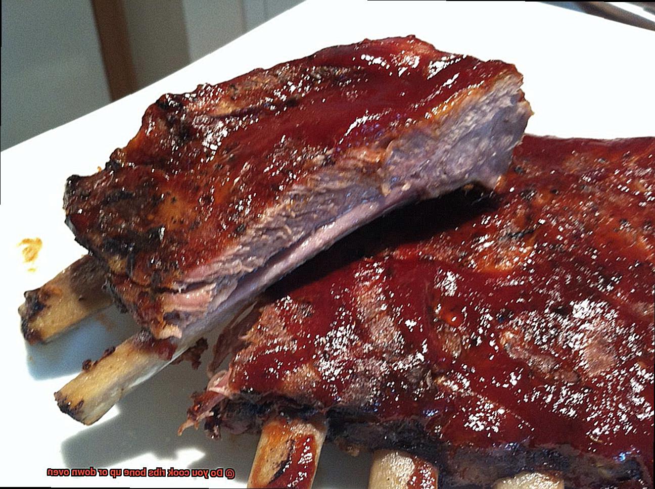 Do you cook ribs bone up or down oven-5