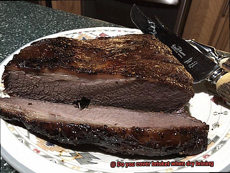 Do you cover brisket when dry brining-2