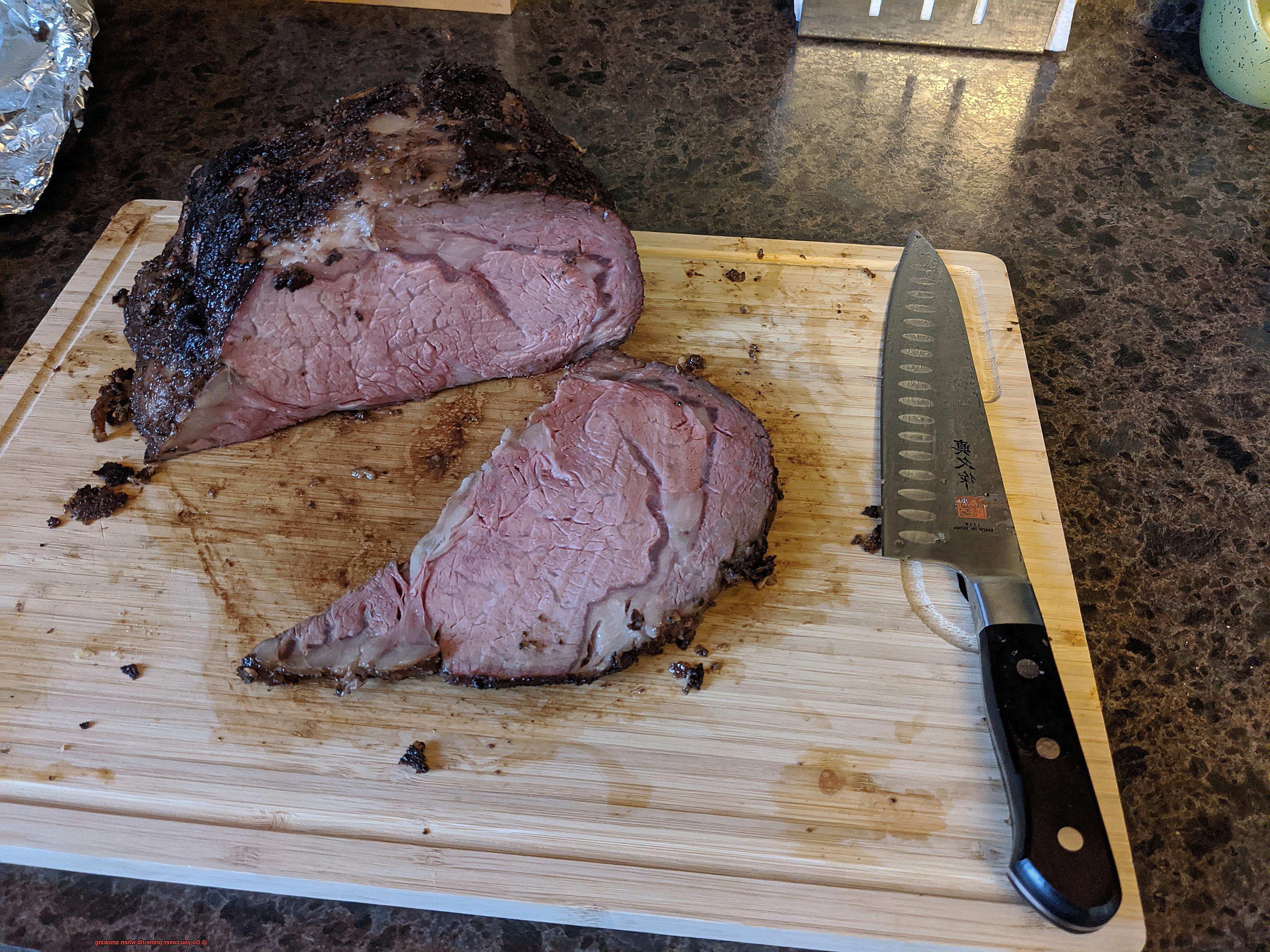 Do you cover prime rib when smoking-5