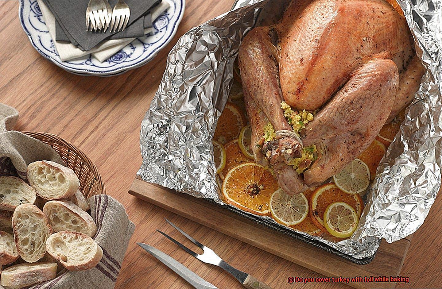 Do you cover turkey with foil while baking-9
