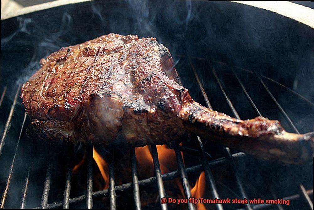 Do you flip Tomahawk steak while smoking-2