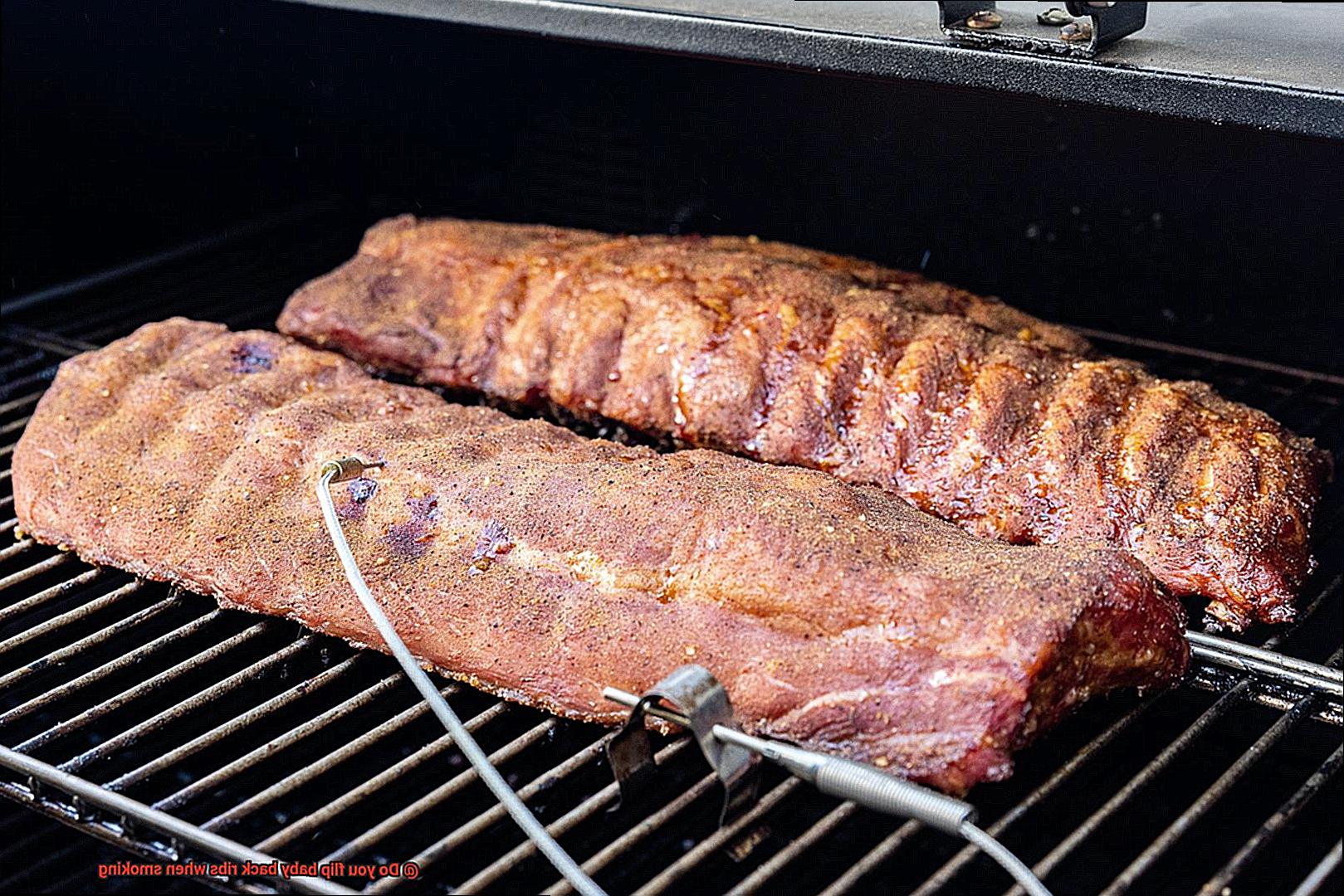 Do you flip baby back ribs when smoking-3