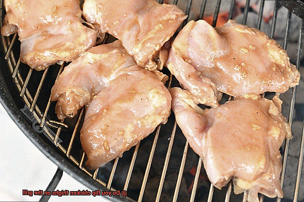Do you flip chicken thighs on the grill-2