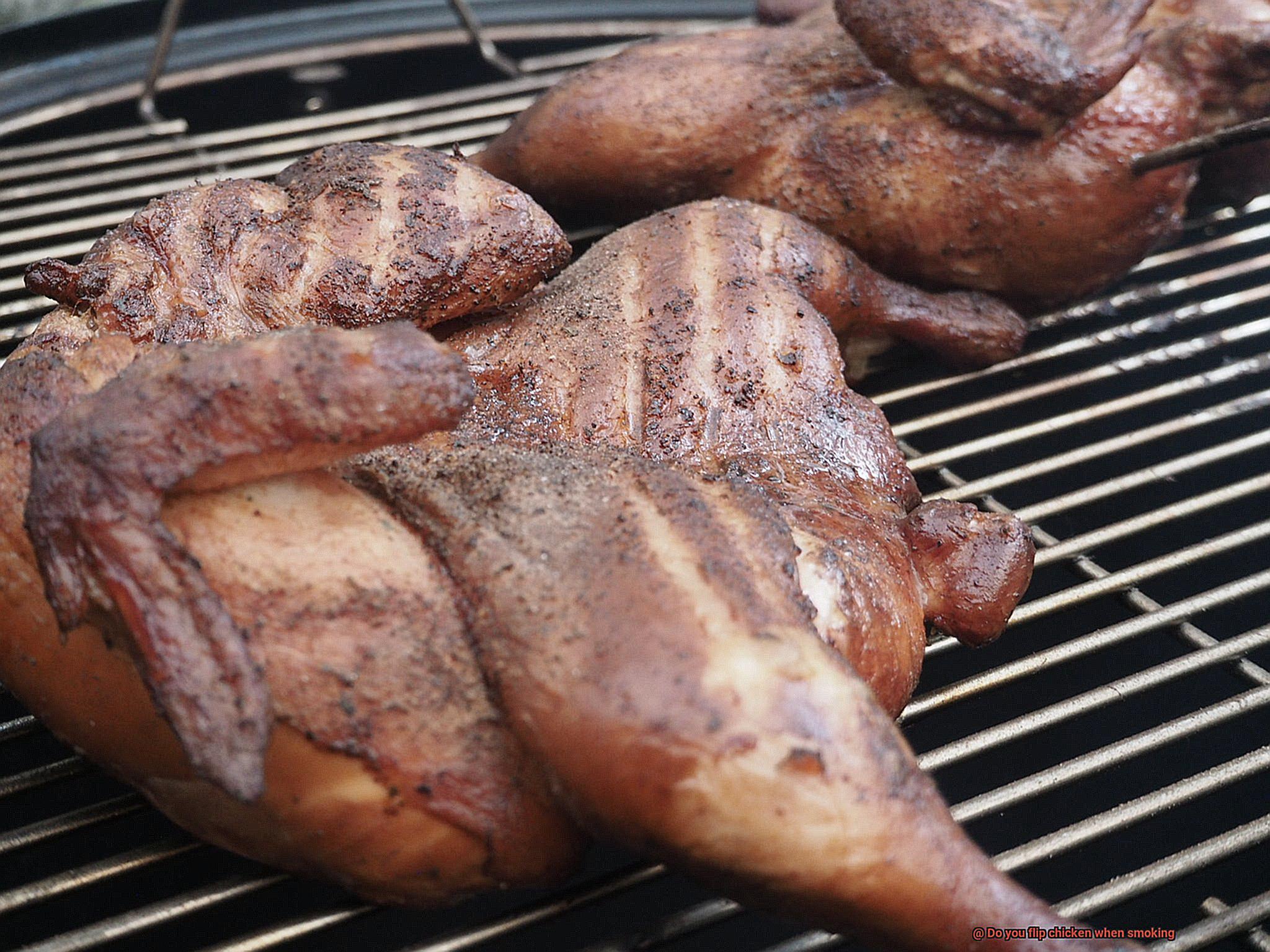 Do you flip chicken when smoking-8